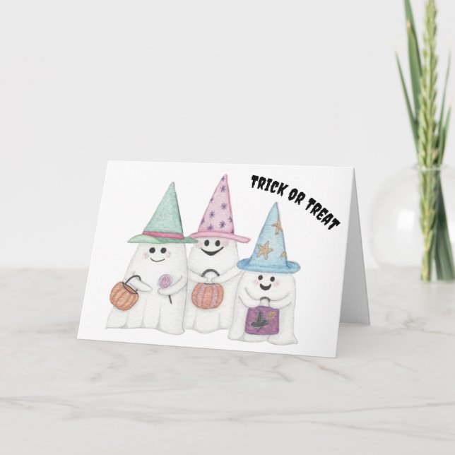 Three Little Ghosts Card (Front)