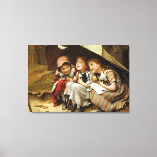 “Three Little Kittens” Canvas Print