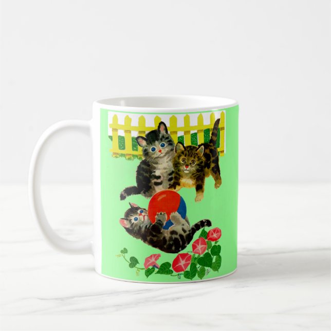 three little kittens coffee mug (Left)