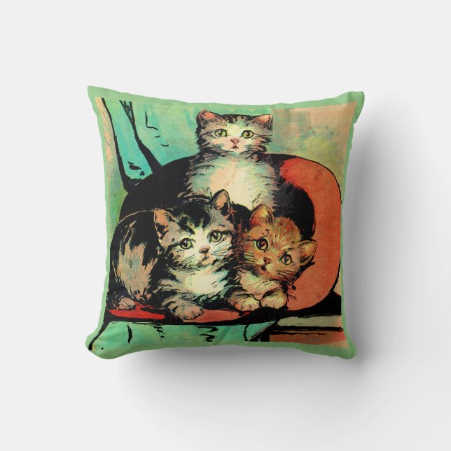 three little kittens cushion (Front)