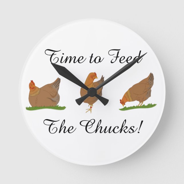 Three Little Ladies Hen Clock (Front)