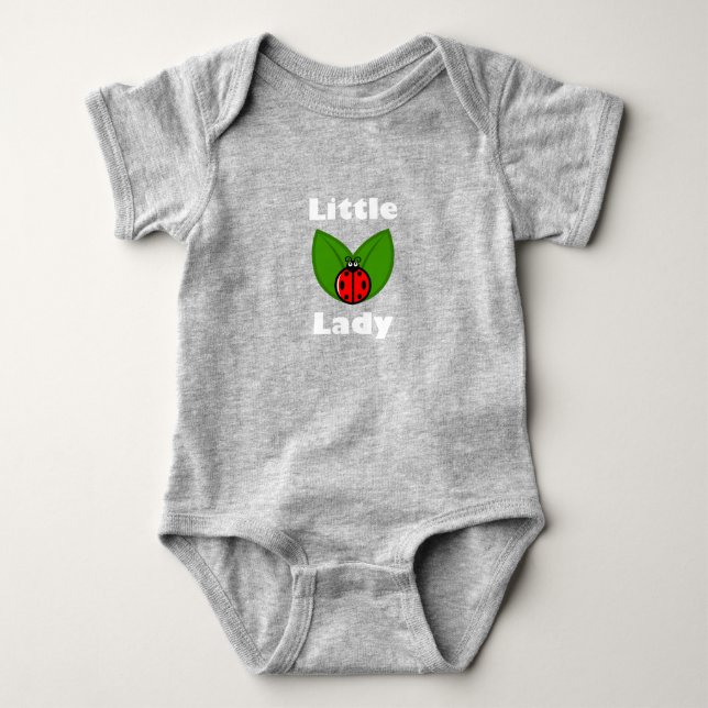 Three Little Ladybugs - Baby Jersey Bodysuit (Front)