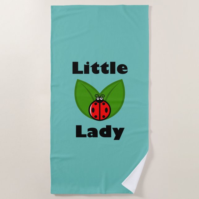 Three Little Ladybugs - Beach Towel (Front)