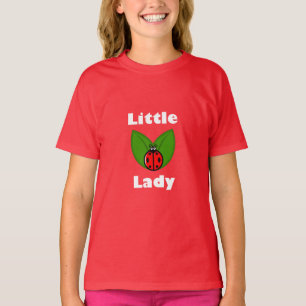 Three Little Ladybugs - Girls' Basic Red T-Shirt
