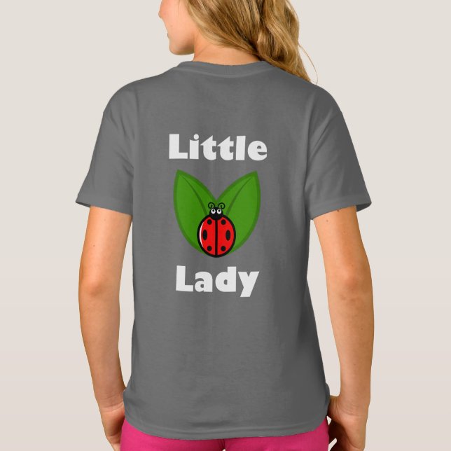 Three Little Ladybugs - Girls' Basic T-Shirt (Back)