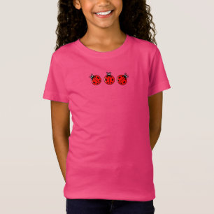 Three Little Ladybugs - Girls' Fine Jersey T-Shirt