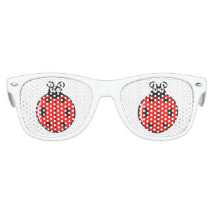 Three Little Ladybugs - Kids Retro Party Shades