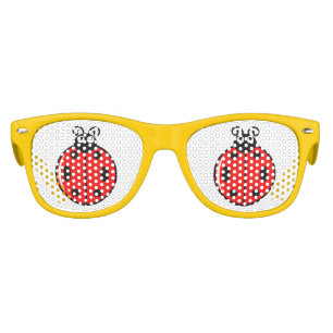 Three Little Ladybugs - Kids Retro Party Shades