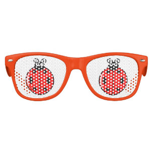 Three Little Ladybugs - Kids Retro Party Shades