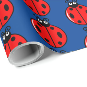 Three Little Ladybugs - Matte Wrapping Paper