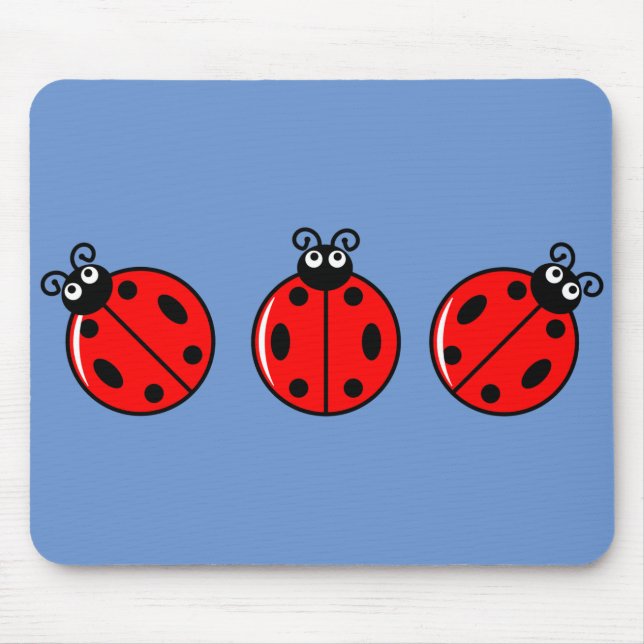 Three Little Ladybugs - Mousepad (Front)
