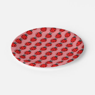 Three Little Ladybugs - Paper Plate