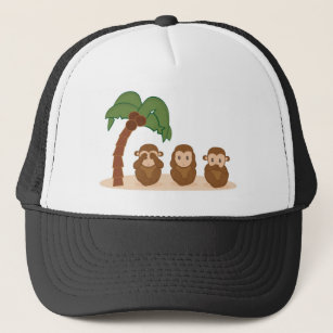 3 little monkeys hats