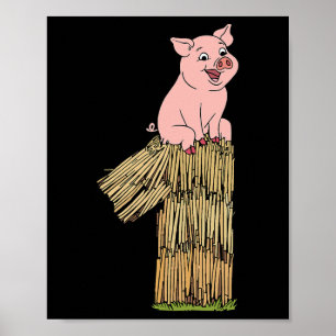 Three Little Pigs Pig 1 Easy Costume Kids Men Wome Poster