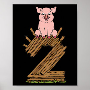 Three Little Pigs Pig 2 Easy Costume Kids Men Wome Poster