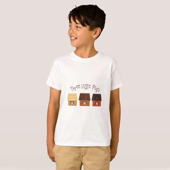 Three Little Pigs T-Shirt (Front Full)