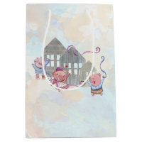 Three Little Pigs with their Houses