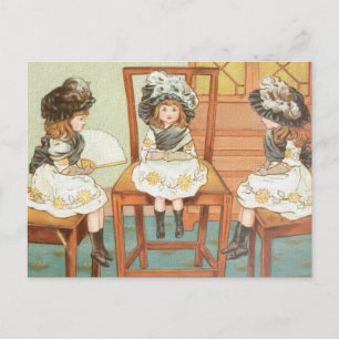 "Three Little Sisters" Postcard