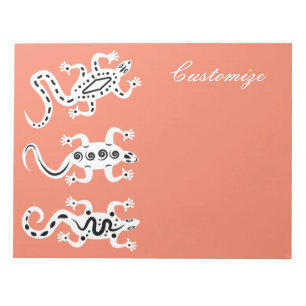 Three Lizards Thunder_Cove Southwest Style Notepad