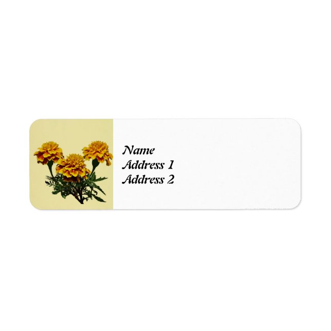Three Marigolds Save the Date (Front)