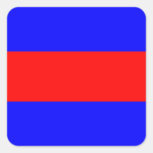 three maritime nautical alphabet number symbol fla square sticker