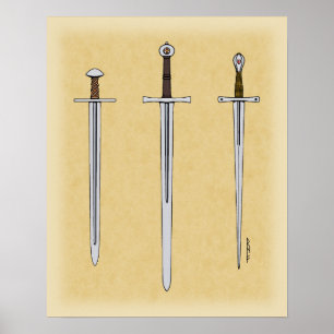 Three Mediaeval Swords 2016 Poster