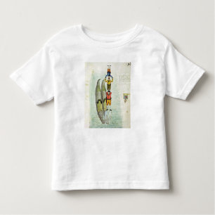 Three men balancing on two gondolas, 1772 toddler T-Shirt
