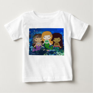 Three Mermaids Toddler Shirt