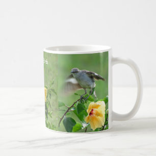 Three Mockingbirds Flowers Mug