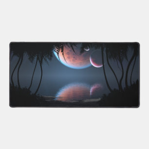 Three Moon Bay (Night) Desk Mat