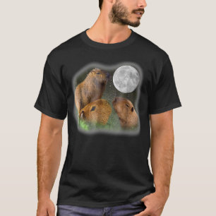 Three Moon Capybaras T-Shirt
