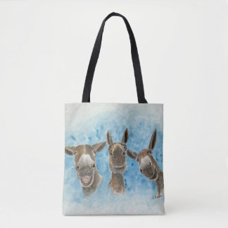 Three Mule Tote Bag