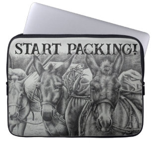 Three Mules Laptop Sleeve