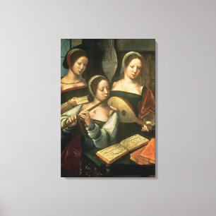 Three Musicians Canvas Print