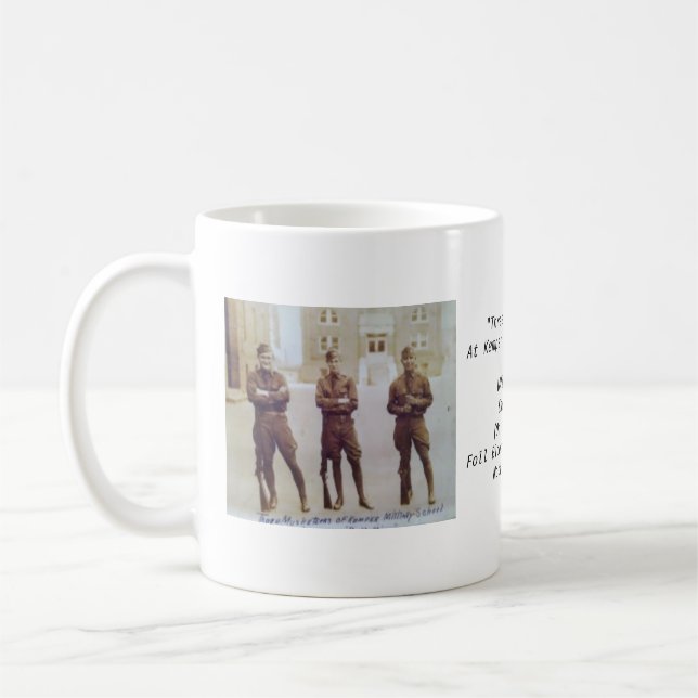 "Three Musketeers!" Coffee Mug (Left)
