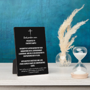 Three Nails Best Pastor Ever Christian Award Plaque