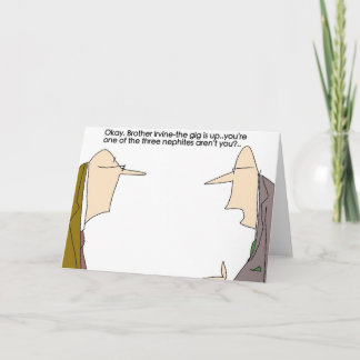 Three Nephites Mormon Birthday Card