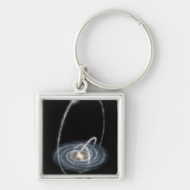 Three newly-discovered streams key ring (Front)