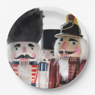 Three nutcrackers paper plate