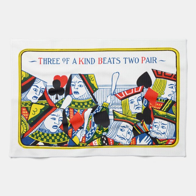 Three of a kind tea towel (Horizontal)