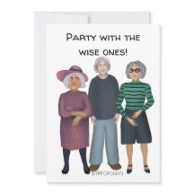 Three older women painted by ©️TRFORSMAN party