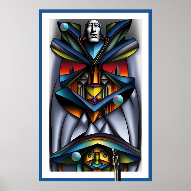 Three Olives and the Tiki Bartender - Ken Gauge Ar Poster (Front)