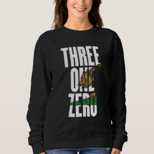 Three One Zero 310 Area Code Los Angeles Californi Sweatshirt