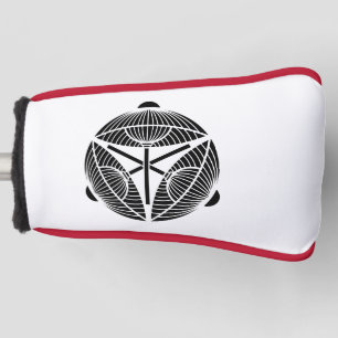 Three open Japanese umbrellas Golf Head Cover