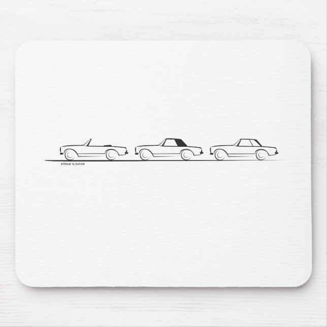 Three Pagoda SLs Mouse Pad (Front)