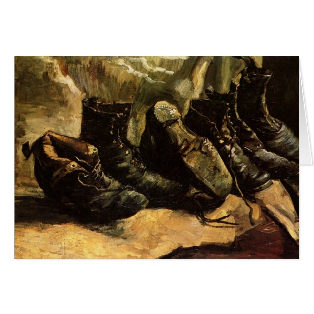 Three Pairs of Shoes by Vincent van Gogh (Front Horizontal)