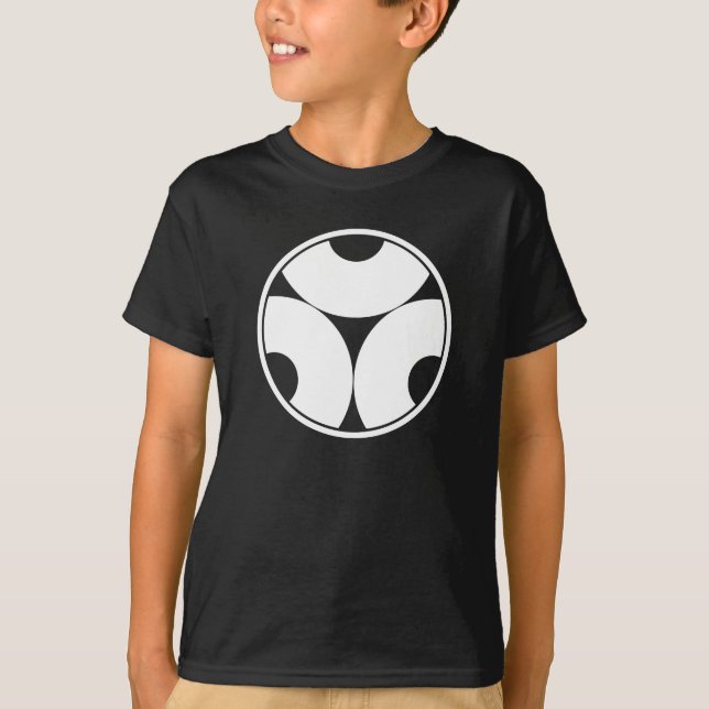 Three-part snake's eye within a thread wheel T-Shirt (Front)