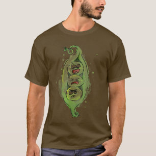 Three Peas in a Pod Funny  T-Shirt