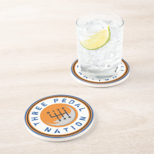THREE PEDAL NATION COASTER