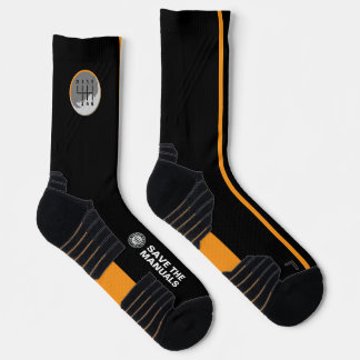 THREE PEDAL NATION Crew Socks